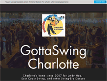 Tablet Screenshot of gottaswingcharlotte.com